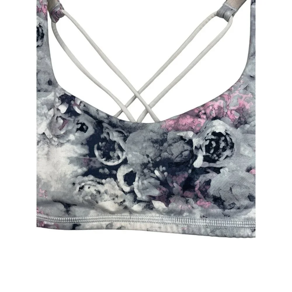 Lululemon Free To Be Sports Bra Purple/Grey Size 6 - Picture 2 of 5
